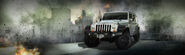 Jeep Wrangler white promotional for MW3