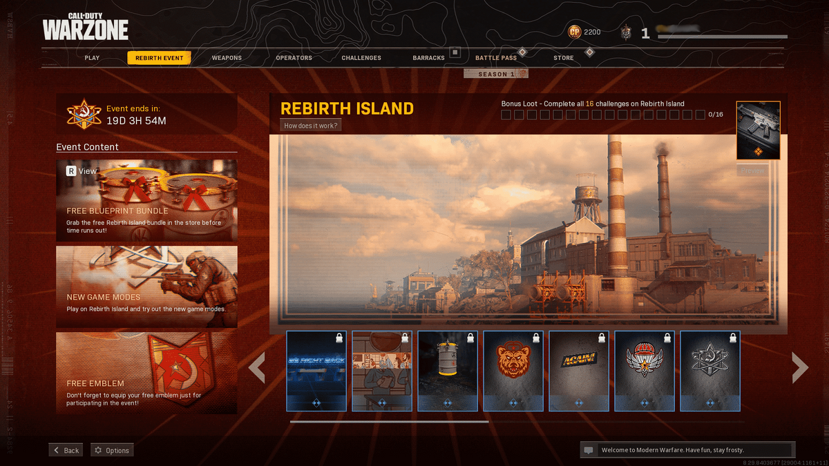 Rebirth Island (Event), Call of Duty Wiki