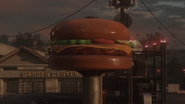 Burger Town Large Sign Infection AW
