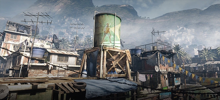 COD MW 2 REMASTERIZADO - FAVELA NO RIO DE JANEIRO em 4K 60fps 