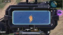 An enemy being highlighted by the scope