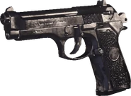An M9 with Nickel Plated camouflage in Call of Duty: Modern Warfare Remastered.