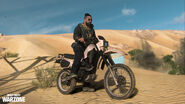 Oz on the Dirt Bike.