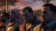 Richtofen with the other characters.