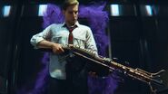 Richtofen holding the Wunderwaffe DG-2 in the Liberty Falls intro cinematic.