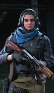 Farah's "Halmasti" skin in-game.