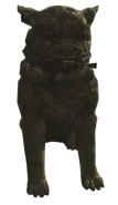 Ray Gun Lion Statue WaW
