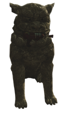 Ray Gun Lion Statue WaW