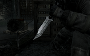 Combat Knife held by Price Stronghold MW3