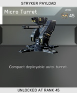 Micro Turret Unlock Card IW