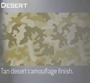 Desert Camouflage as seen in the Create-A-Class menu.