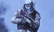 A Spetsnaz runs with a FAMAS.
