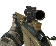 The ACOG scope on the MSR.