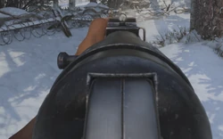 The default Iron Sights of the MP-40.