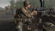 American soldiers in France in Call of Duty 2.