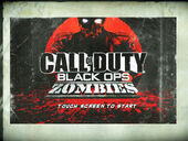 Black Ops Zombies Mobile starting screen