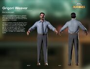 Weaver's bio in Black Ops Cold War's cosplay guide.