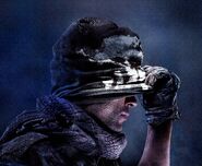 Pre-rendered artwork and key art of Logan Walker on Call of Duty Ghosts.