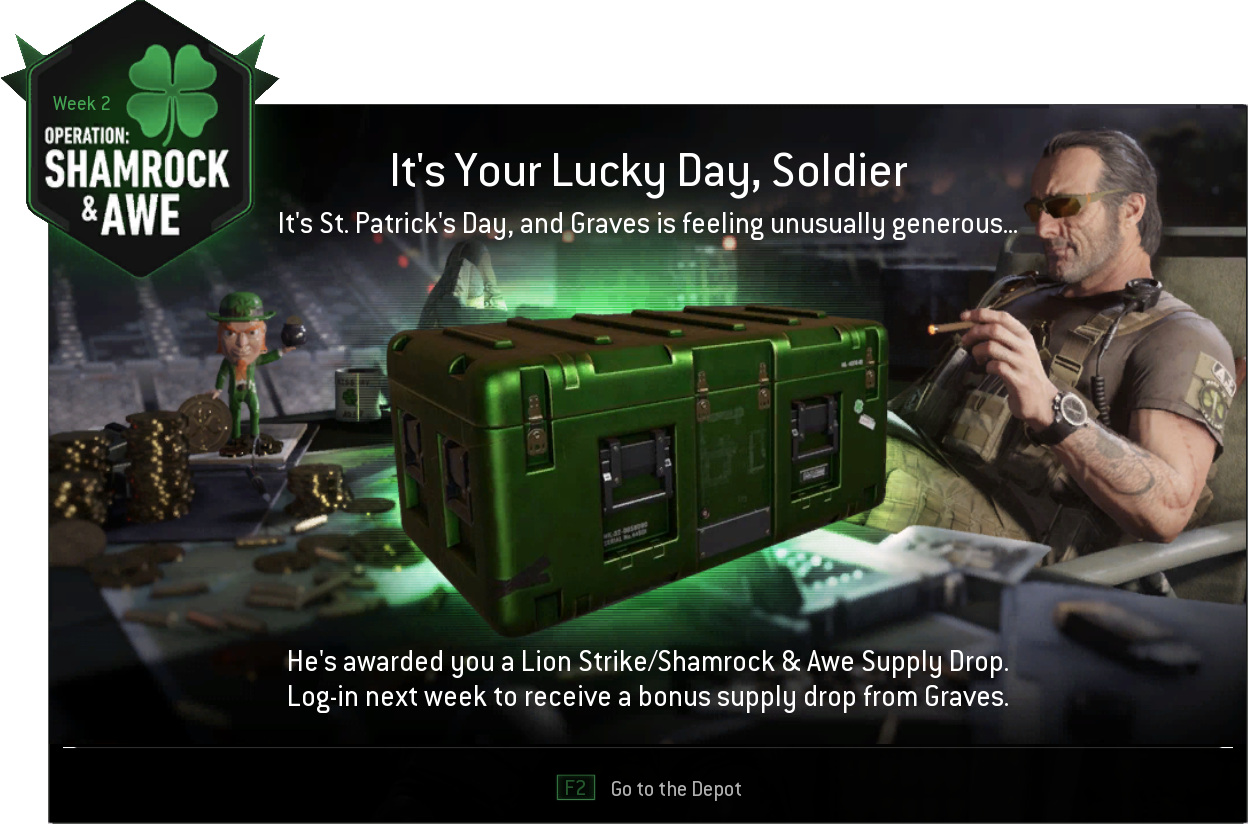 Operation: Shamrock & Awe Comes to Call of Duty: WWII!