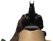 The default Iron Sights of the FN Scar 17.