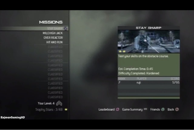 mw3 campaign mission list