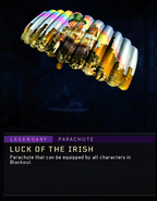 Luck Of The Irish skin for the Parachute.