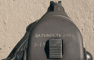 Aiming with the PP-919.
