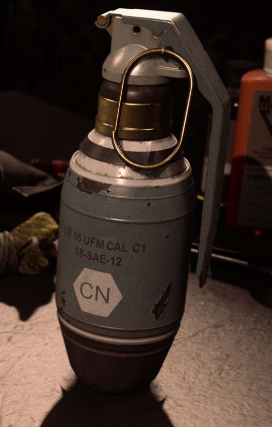 mustard gas grenade