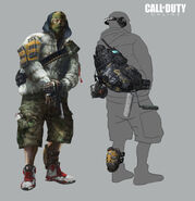 Zombie mode character concept art