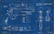 The blueprint of the weapon.