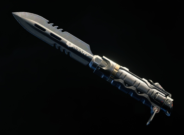 ballistic knife gun