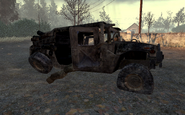 Destroyed Humvee Wasteland MW2