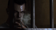 Billy Handsome smoking in cell BOII