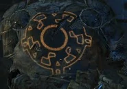 The symbol seen on the Crusader Zombies' Armor in Call of Duty: Black Ops II.