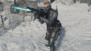 Wraith in third person in-game in Multiplayer.