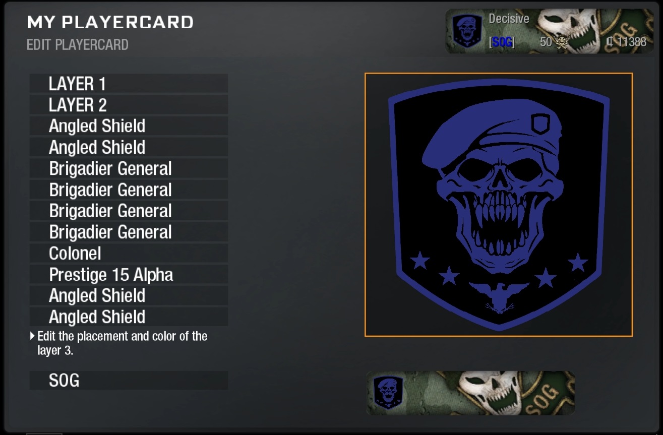 call of duty mw3 prestige emblems