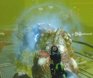 Plaguehound being affected by Dead Wire.