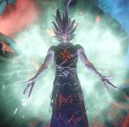 The Shadowman wearing ceremonial robes in Revelations.