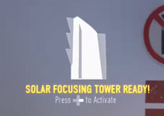 Getting the Solar Reflection Tower from an Orbital Care Package.