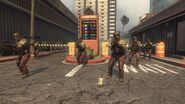 A group of Mercs in Multiplayer.