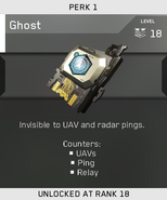 Ghost being unlocked in multiplayer.