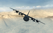 AC-130 front view Dome MW3