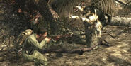 A dog attacking in Call of Duty: World at War