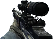 The MK14 EBR in first-person view