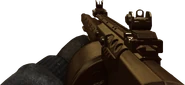 A Striker with Gold camouflage in Call of Duty: Modern Warfare 3.