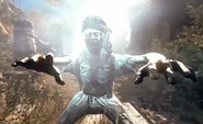 A Shrieker Zombie screaming in the Shangri-La trailer.