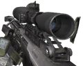 The Barrett .50cal, as it appears in Modern Warfare 2
