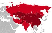 Full Map of the Strategic Defense Coalition (Dark red: Full-members , Red light: potential-members)