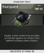 Rearguard Unlock Card IW