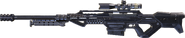 Gunsmith view of the original XPR-50's model, which lacked a rail on the handguard